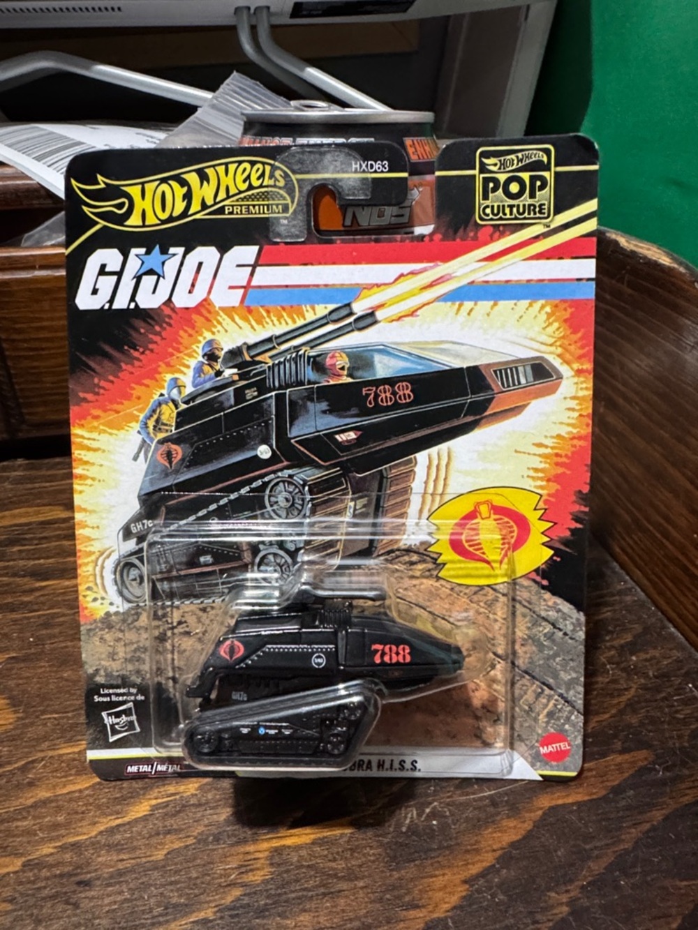 Hot Wheels Premium G.I. Joe Black Cobra H.I.S.S. Vehicle - Black
